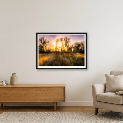 Spring Remembered — A1 (84×59cm, 33×23") Black Frame