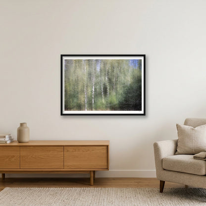 Silver Echoes — A1 (84×59cm, 33×23") Black Frame