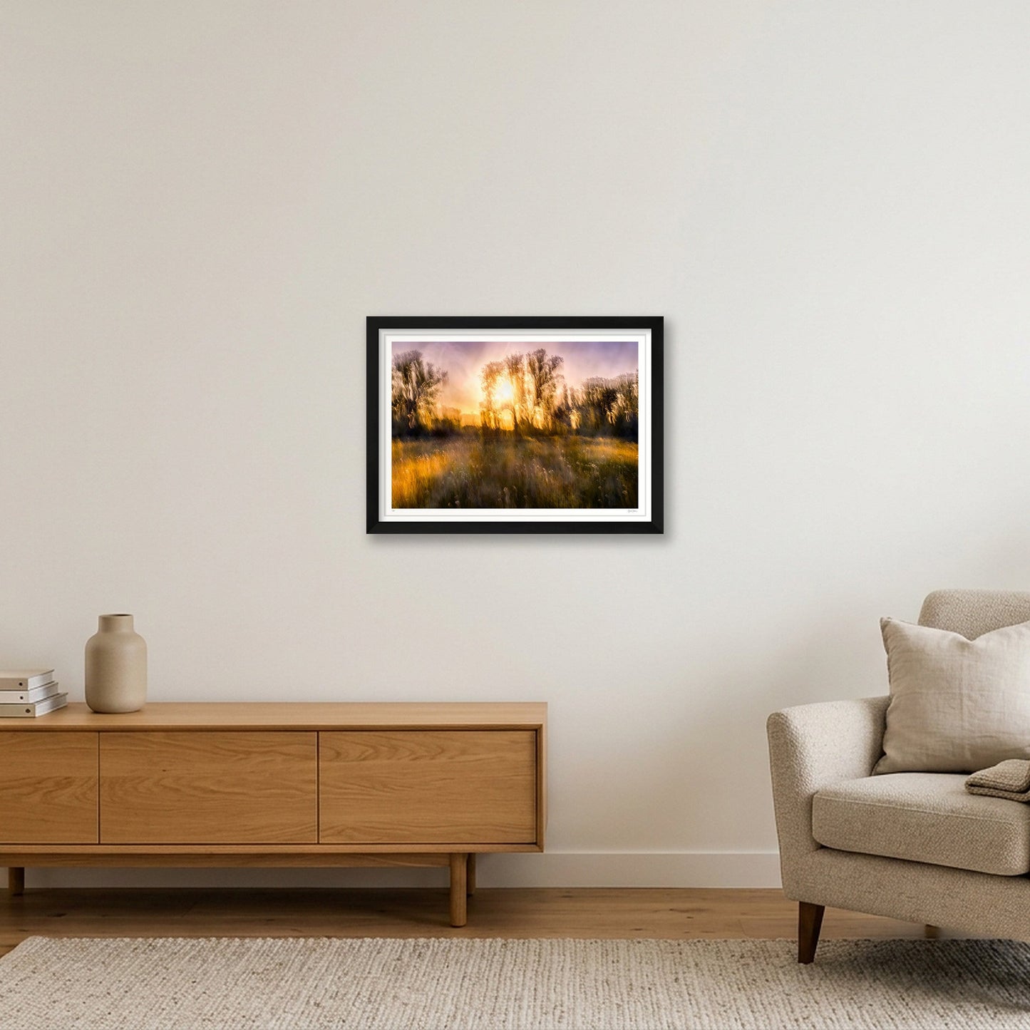 Spring Remembered — A3 (42×30cm, 17×12") Black Frame