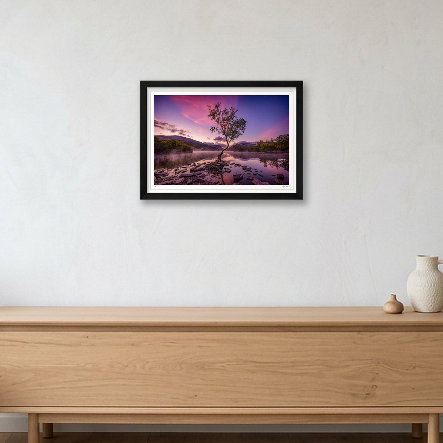 The Lone Tree — A3 (42×30cm, 17×12") Black Frame