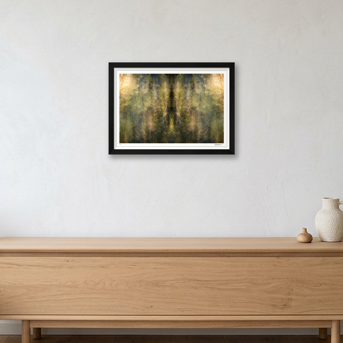The Watcher Within — A3 (17×12") Black Frame