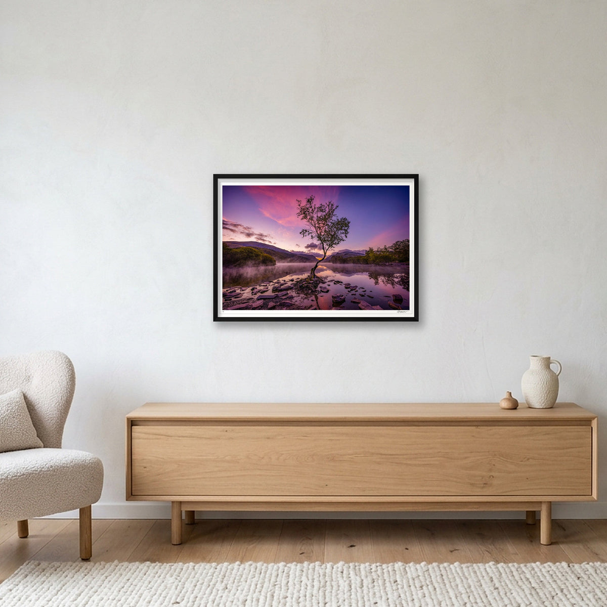 The Lone Tree — A1 (33×23") Black Frame