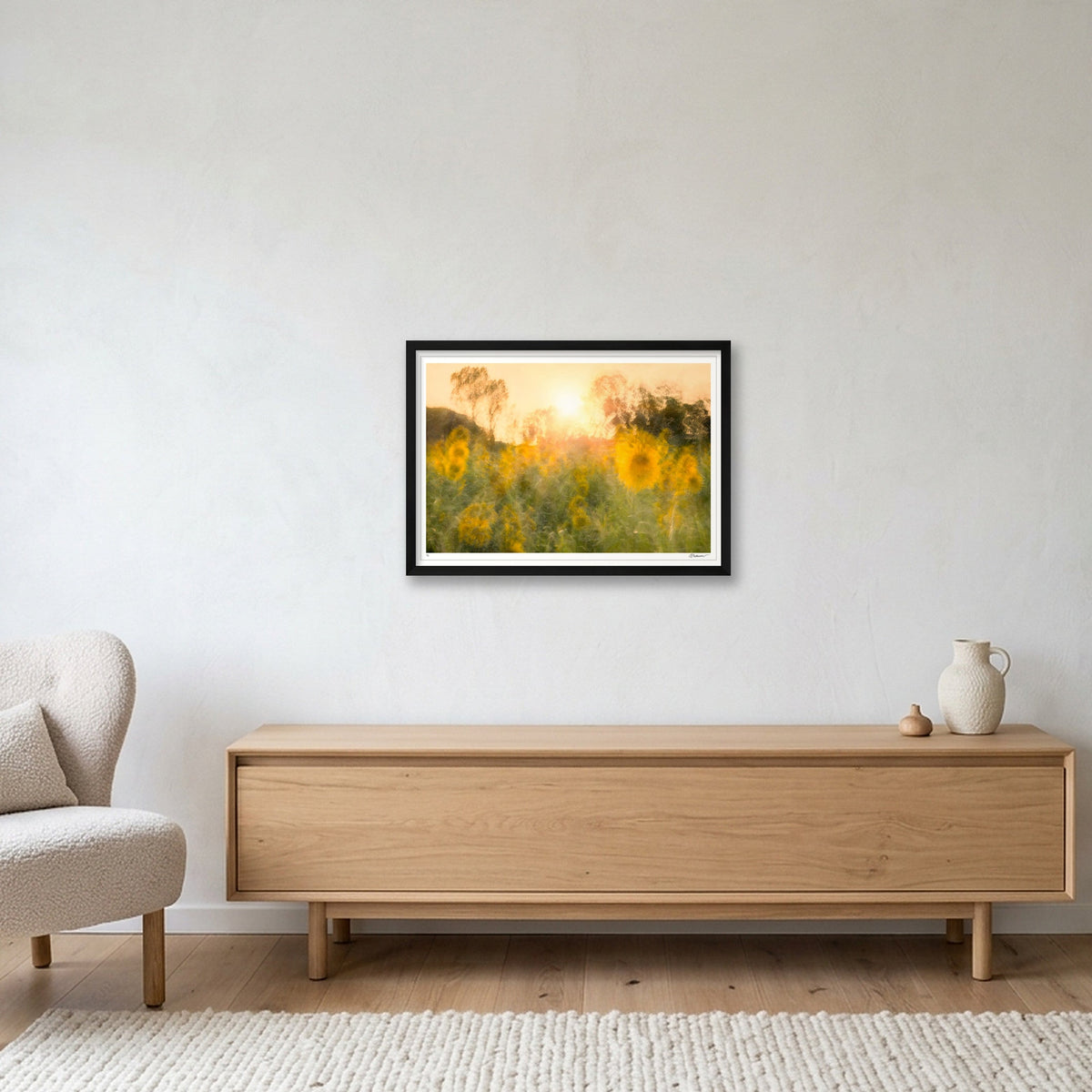 Held in The Light — A2 (23×17") Black Frame