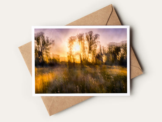 Spring Remembered Greetings Card