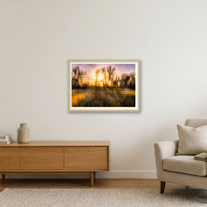 Spring Remembered — A2 (59×42cm, 23×17") Oak Frame
