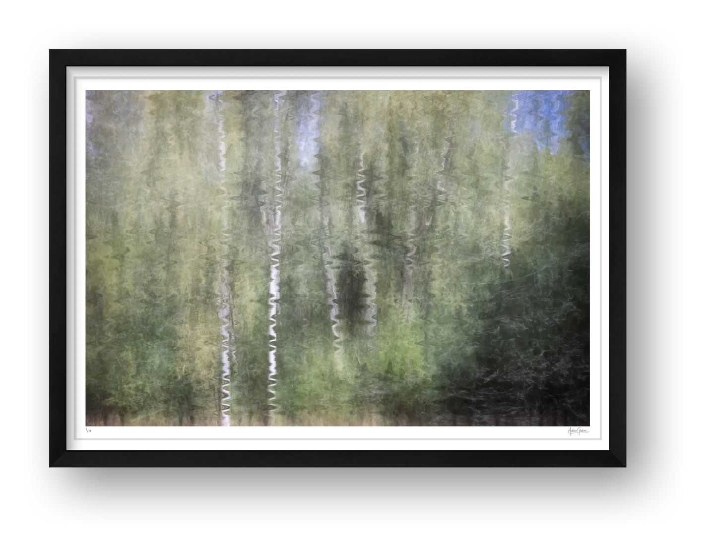 Silver Echoes — framed