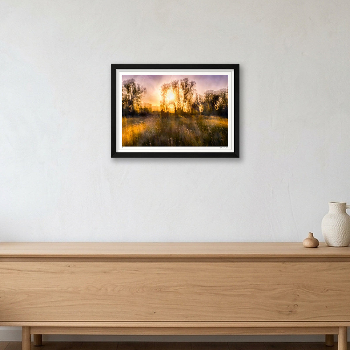 Spring Remembered — A3 (17×12") Black Frame