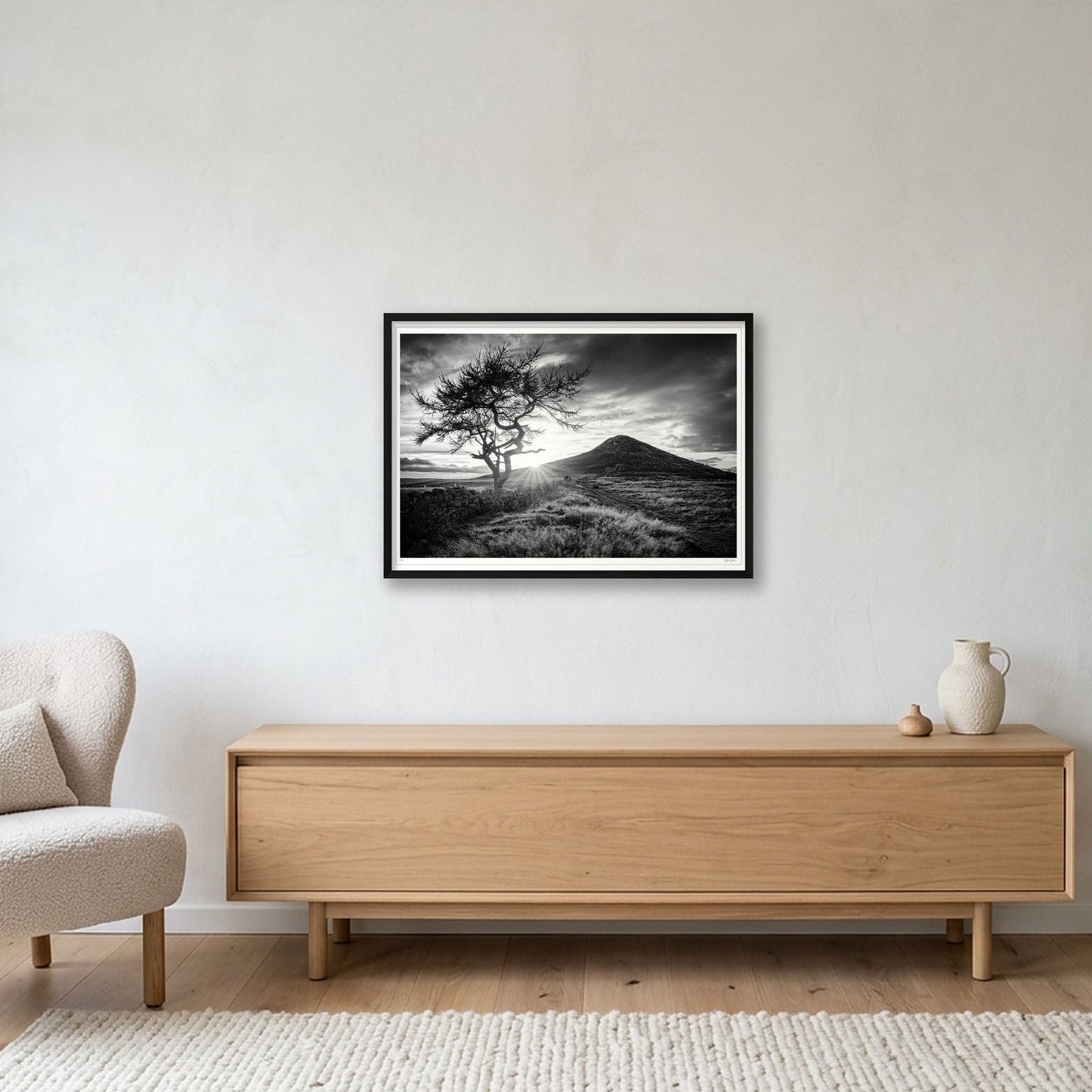 Roseberry — A1 (84×59cm, 33×23") Black Frame
